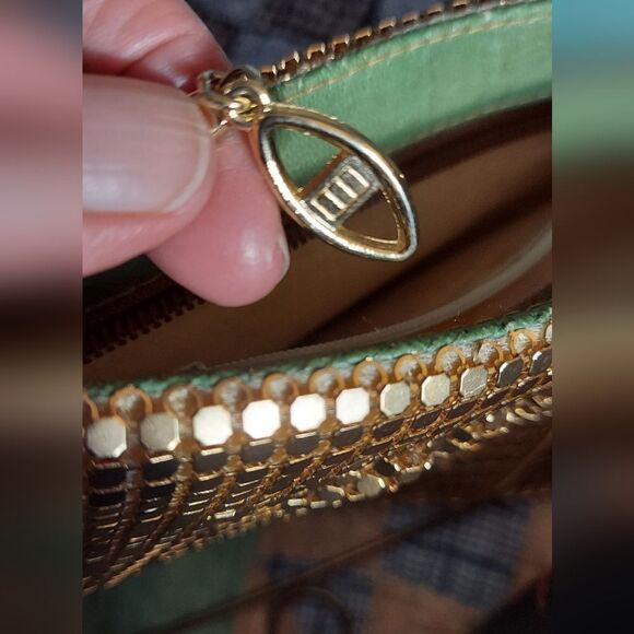 Vintage Gold Chain Mail Small Purse 1970s - Picture 4 of 8